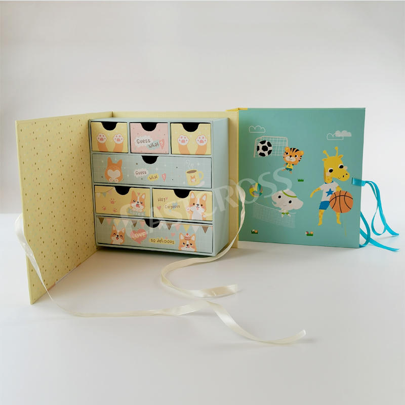 Paper Box with 7 Drawers