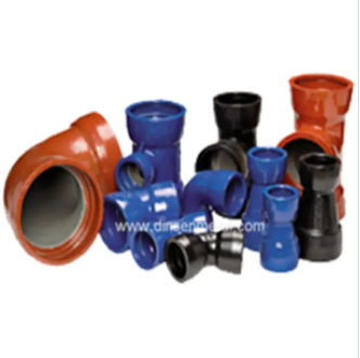 Ductile iron pipe cast iron pipe EN 877 SML pipe SML cast iron pipe fitting no hub pipe hubless pipe EN877