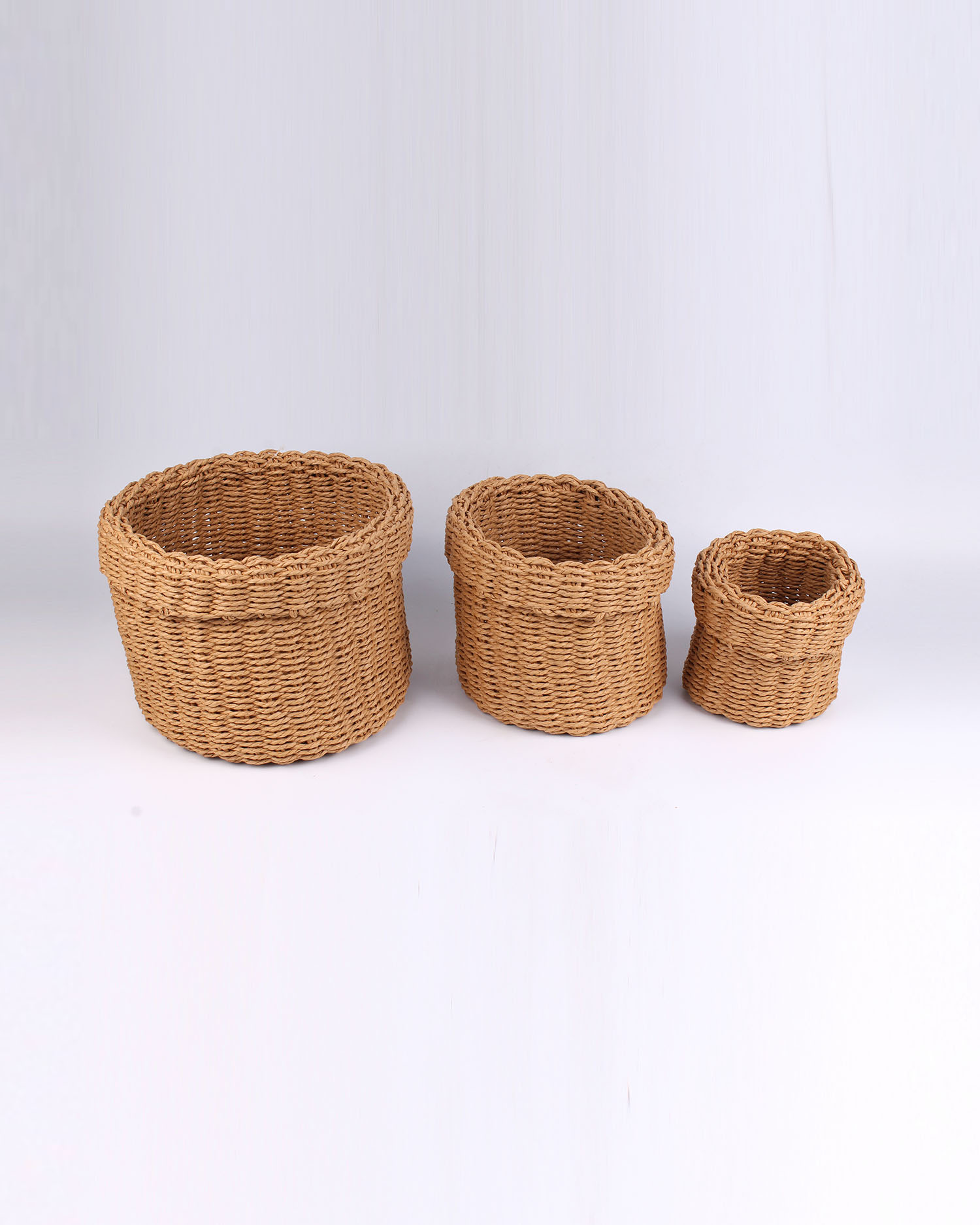 Paper Rope Baskets Bins