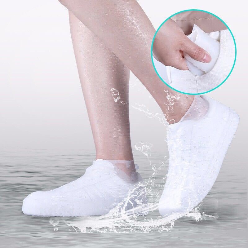 Outdoor silicone shoe covers