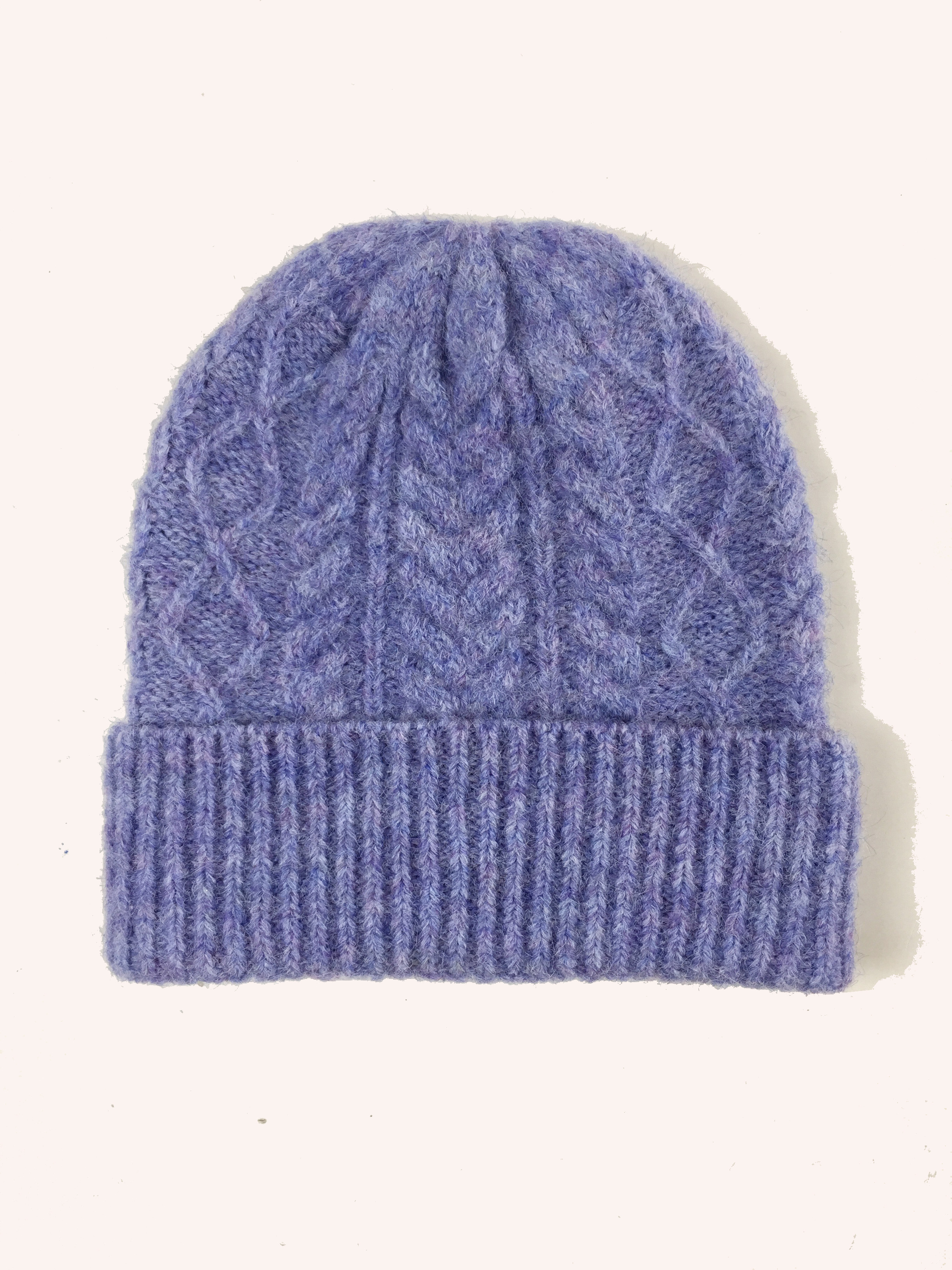 Knitted hat made by recycled yarn