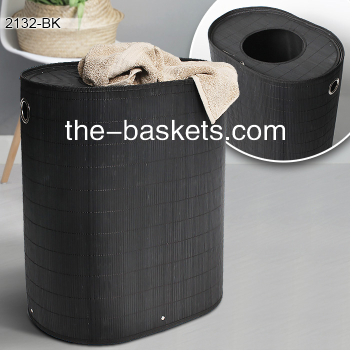 0-Bamboo laundry basket