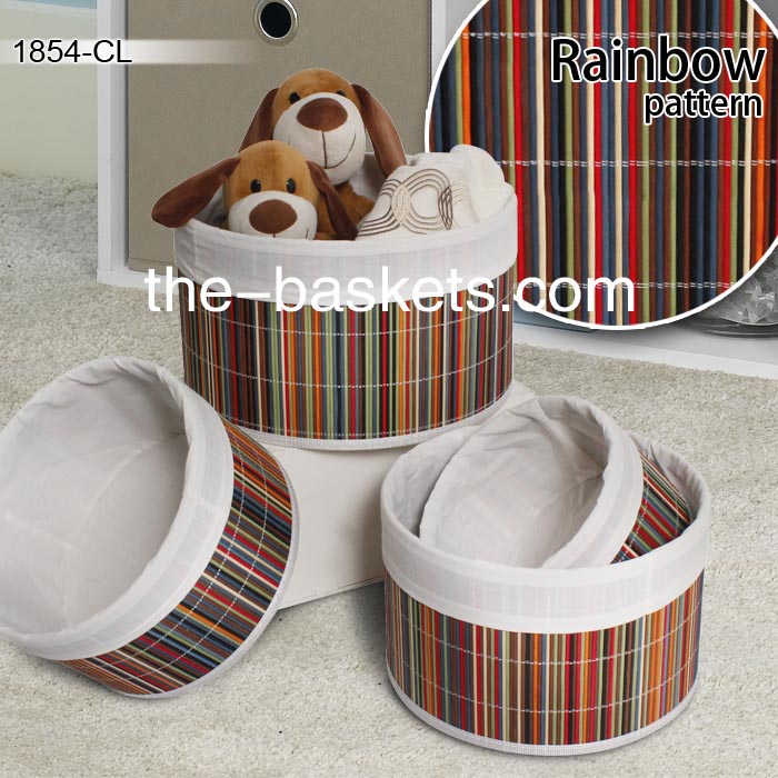 0-Bamboo storage basket
