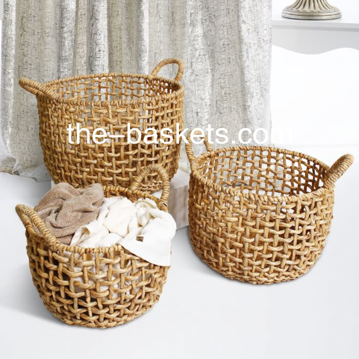 0-Water hyacinth basket