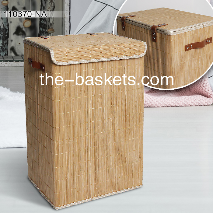 0-Bamboo laundry basket