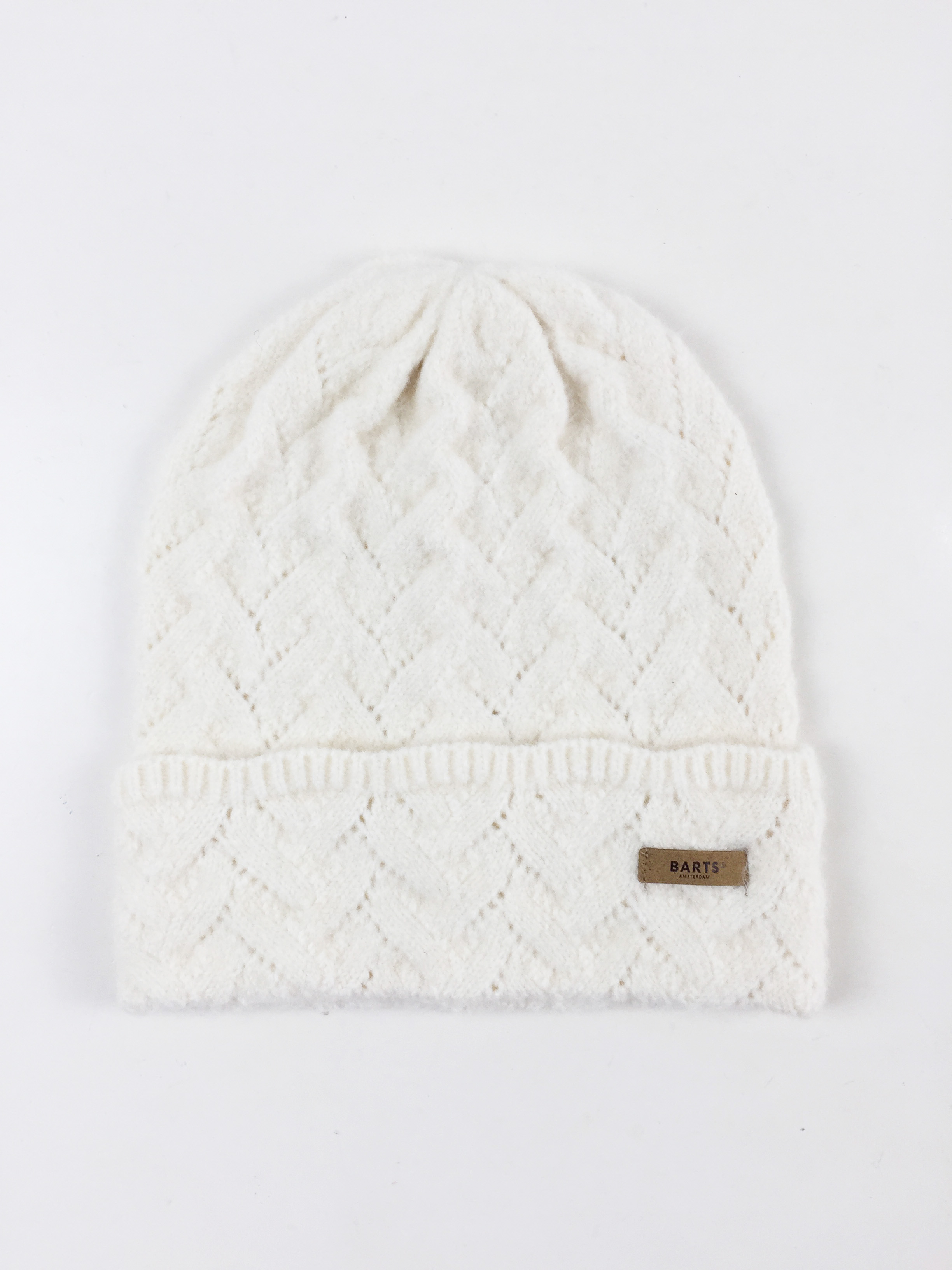 Ladies knit hat with mix yarn