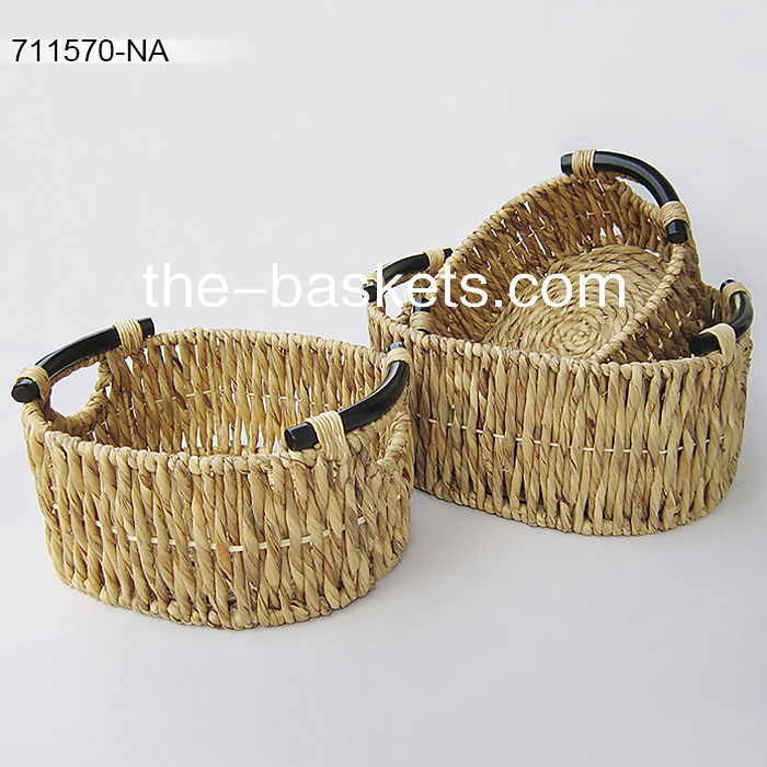 0-Water hyacinth basket