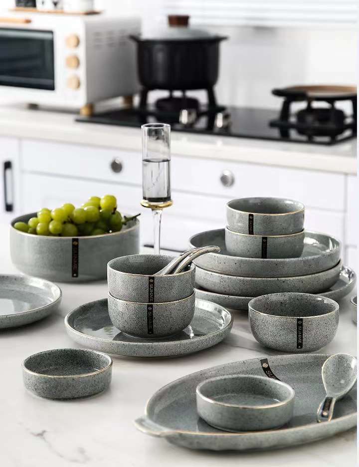 stoneware dinner set